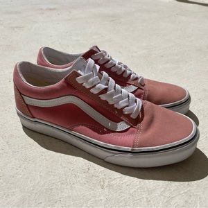 Pink rose colored womens VANS size 8